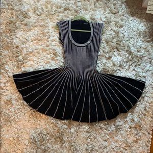 Moda International Knit Flared Dress